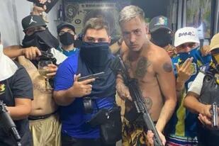 Lucho Cantero se mostró con armamento pesado en un video grabado junto al trapero Zaramay
