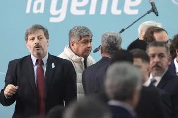 Pablo Moyano presente en la asunción de Sergio Massa como ministro de Economía