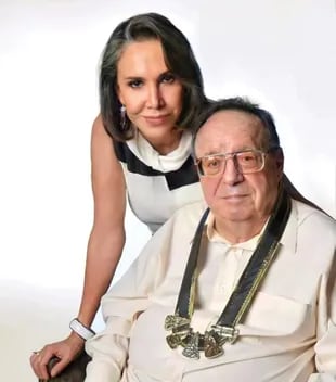 Junto a Chespirito, con quien estuvo más de 40 años.