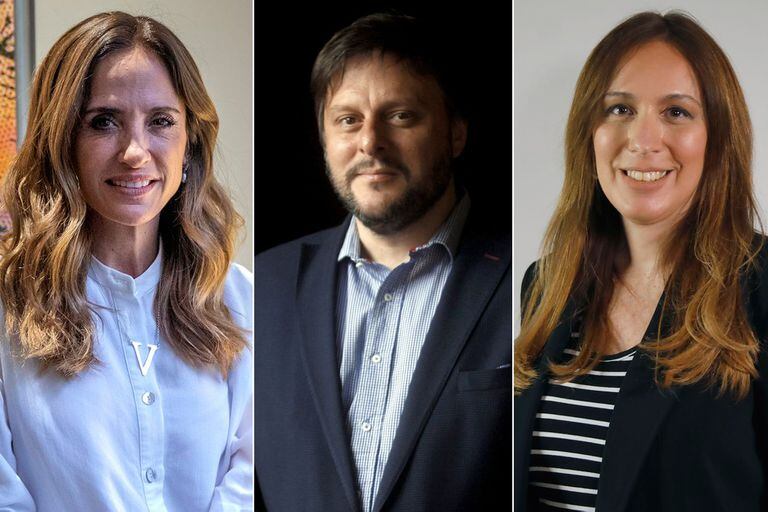 Los candidatos, Victoria Tolosa Paz, Leandro Santoro y María Eugenia Vidal