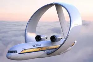 El avión gigante con ala circular: el modelo perfecto que nunca pudo hacerse realidad