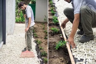 Pelearse Ahuyentar cobertura Paso a paso, cómo hacer un camino de piedras en tu jardín - LA NACION