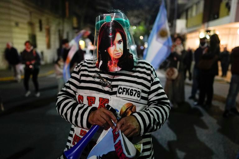 Protestas en el departamento de Cristina Fernández de Kirchner