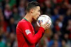 El hat trick de Cristiano Ronaldo con Portugal y el penal que anuló otro penal
