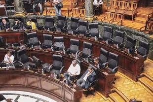 El bloque de legisladores porteños del Frente de Todos se retiró del recinto durante el informe de gestión de Felipe Miguel en la Legislatura Porteña