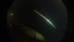 El meteorito visto en el cielo de Canadá