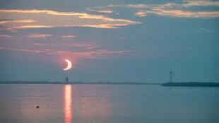 Eclipse solar parcial en Delaware