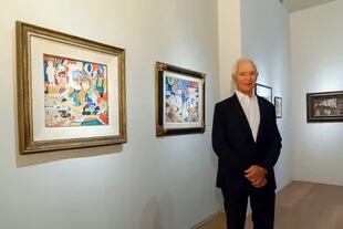 Eduardo Costantini, en la foto, adquirió las obras “Elevador Social” (1966), de Rubens Gerchman, y “Maquete para Meu Espelho” (1964) 