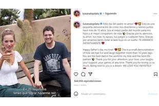 Luisana Lopilato posteó un divertido video junto a Michael Bublé