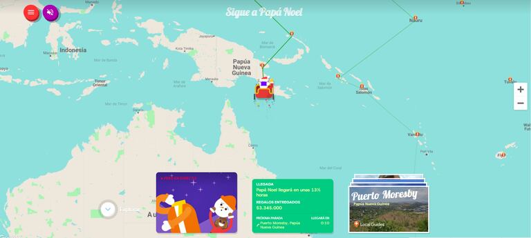 Die Fallow Santa-Plattform von Google ermöglicht es Ihnen, die Weihnachtsangst zu reduzieren und etwas über Geografie zu lernen
