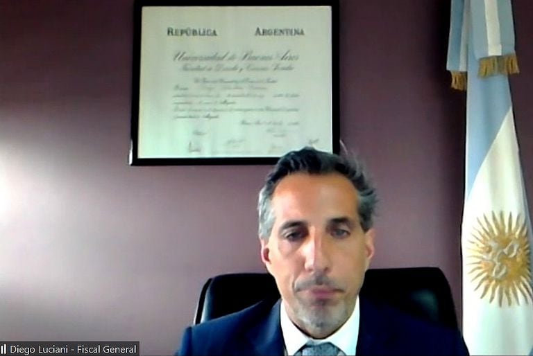 El fiscal federal Diego Luciani lleva adelante un duro alegato contra Romina Picolotti