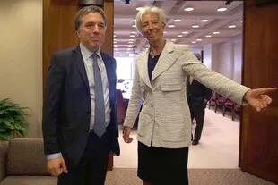Dujovne con Lagarde en el inicio de las negociaciones con el FMI