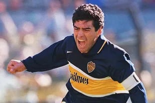 Maradona, en su última etapa en Boca, el club de sus amores