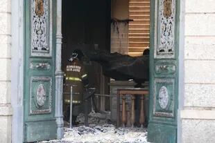 El 90 por ciento del inconmensurable acervo del Museo Nacional en RÍo de Janeiro quedó destruido debido a un incendio incontrolable