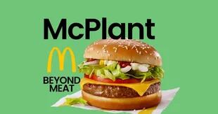 McPlant, la hamburguesa sin carne de McDonald's (Foto: McDonald's)