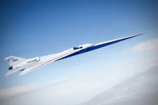 El X-59 fue diseñado por Lockheed Martin para la NASA y volará a algo más de 1700 km por hora