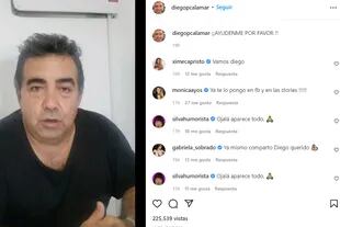 Los famosos se solidarizaron con el actor en la publicación de Instagram
