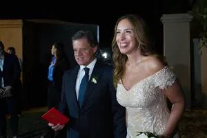 El casamiento de María Eugenia Vidal y Enrique Sacco