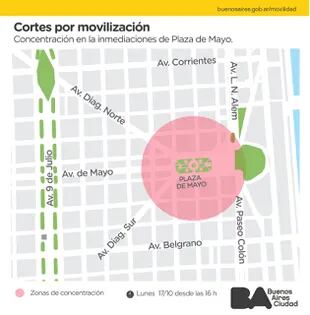 Habrá una concentración en las inmediaciones de Plaza de Mayo por el día de la lealtad peronista