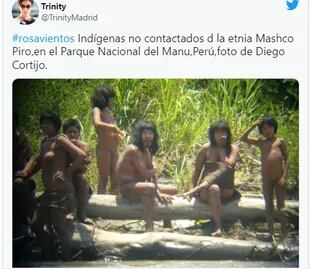 Los mashco-piro (Foto: Captura Twitter)