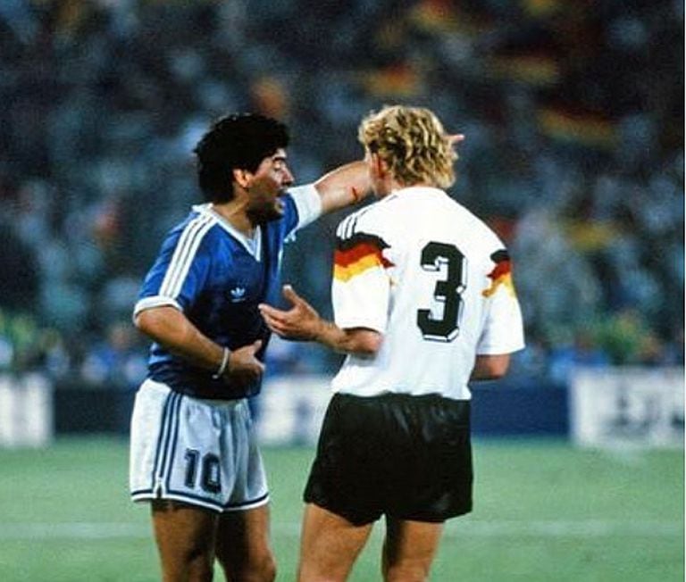 Andreas Brehme recordó a Diego Maradona, a cinco meses de su muerte