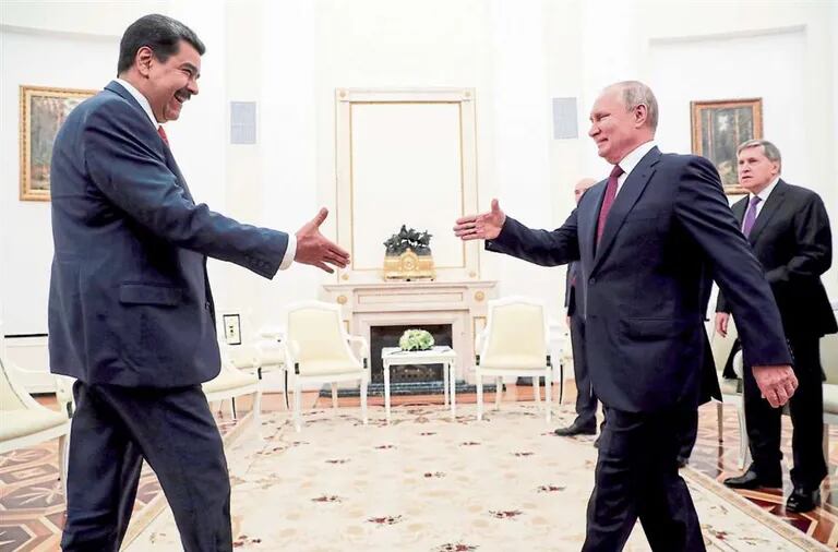 Maduro y Putin, en Moscú