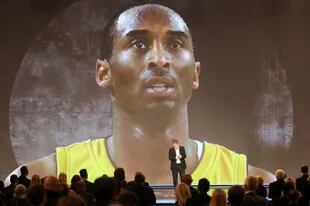Kobe Bryant, homenajeado durante la ceremonia