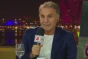 Oscar Ruggeri cubre el Mundial para ESPN y no se guarda su rencor con los brasileños 