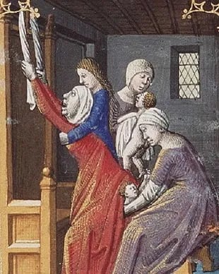 Los partos eran muy riesgosos en la Edad Media