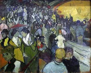 A Van Gogh le llamó más la atención la gente en las graderías que la corrida misma.