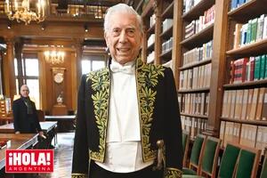Mario Vargas Llosa se convirtió en miembro de la Academia Francesa y lo acompañó su ex mujer