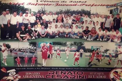 Su club, Renato Cesarini, fue pionero en realizar clínicas con entrenadores y preparadores físicos haciendo trabajo de campo.