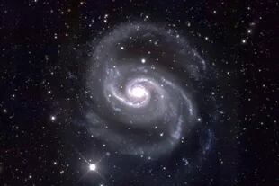 NGC 1565, también conocida como la bailarina española, una galaxia espiral en la constelación de Dorado