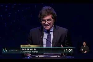 Las frases destacadas de Javier Milei en el debate presidencial 2023