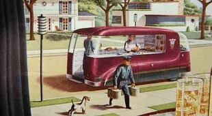 Cómo imaginaban el "delivery" de comida en los años 40