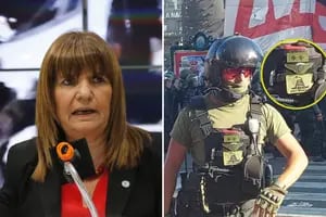 La respuesta de Bullrich por el caso del gendarme que llevaba la bandera de Gadsden