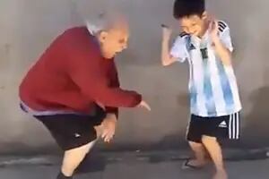 Este video de un abuelo bailando es la nueva sensación de las redes sociales