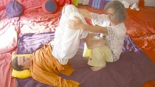 Una sesión típica de masaje tailandés