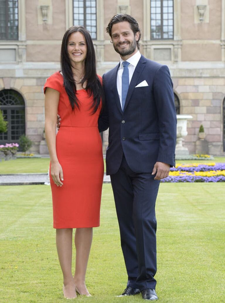 Sofia Hellqvist junto a su marido, el príncipe Carlos Felipe de Suecia