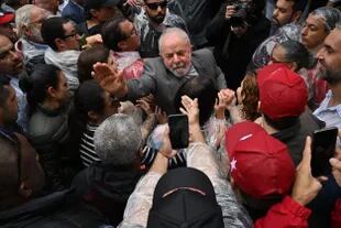 Lula, en el cierre de su campaña presidencial.