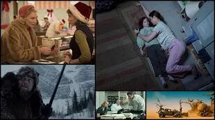 Mejor película dramática: Carol, Room, El renacido, Spotlight, Mad Max