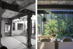 Una casa en Villa Urquiza que parecía irrecuperable vuelve a brillar con elementos sustentables