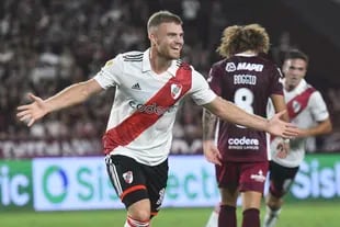 Lucas Beltrán entró por un improductivo Salomón Rondón y marcó el segundo gol de River