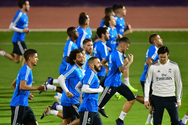 Real Madrid ya se prepara en Abu Dhabi, bajo la conducción de Santiago Solari