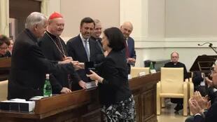 Los argentinos fueron premiados en el Vaticano