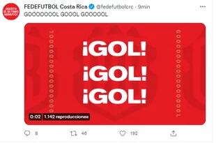 Costa Rica estrenó el marcador contra Estados Unidos (Crédito: Twitter/@fedefutbolcrc)