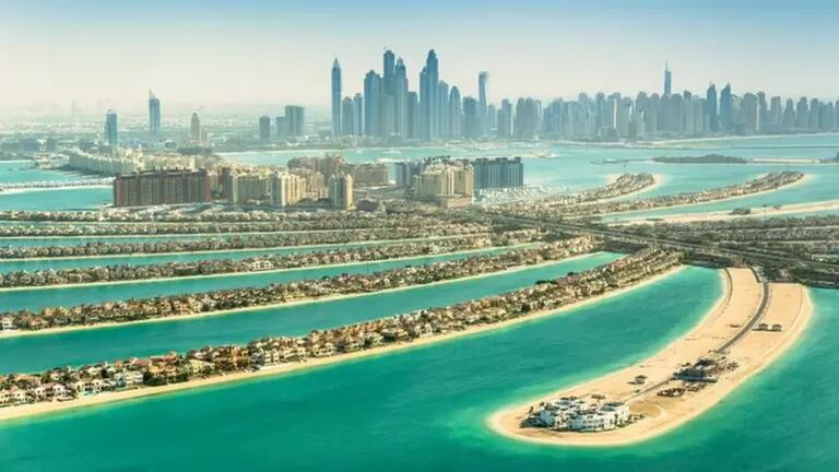Se necesitaron 120 millones de metro cúbicos de arena para construir The Palm ("La palmera"), en Dubái