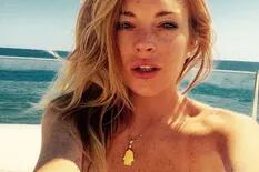 Lindsay Lohan festejó sus 33 con una foto desnuda