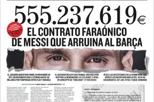 La tapa del diario El Mundo que desató una nueva crisis en Barcelona
