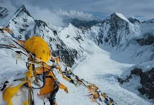 El increíble e imponente K2 durante el invierno